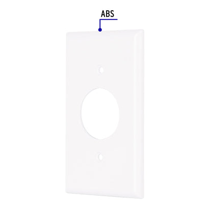 Placa de ABS para contacto redondo, Standard, blanco PPSE-SB 47725 MM00