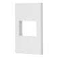 Placa 1 ventana, 1.5 módulos, línea Española, color blanco PPSE15-EB 47044 MM00