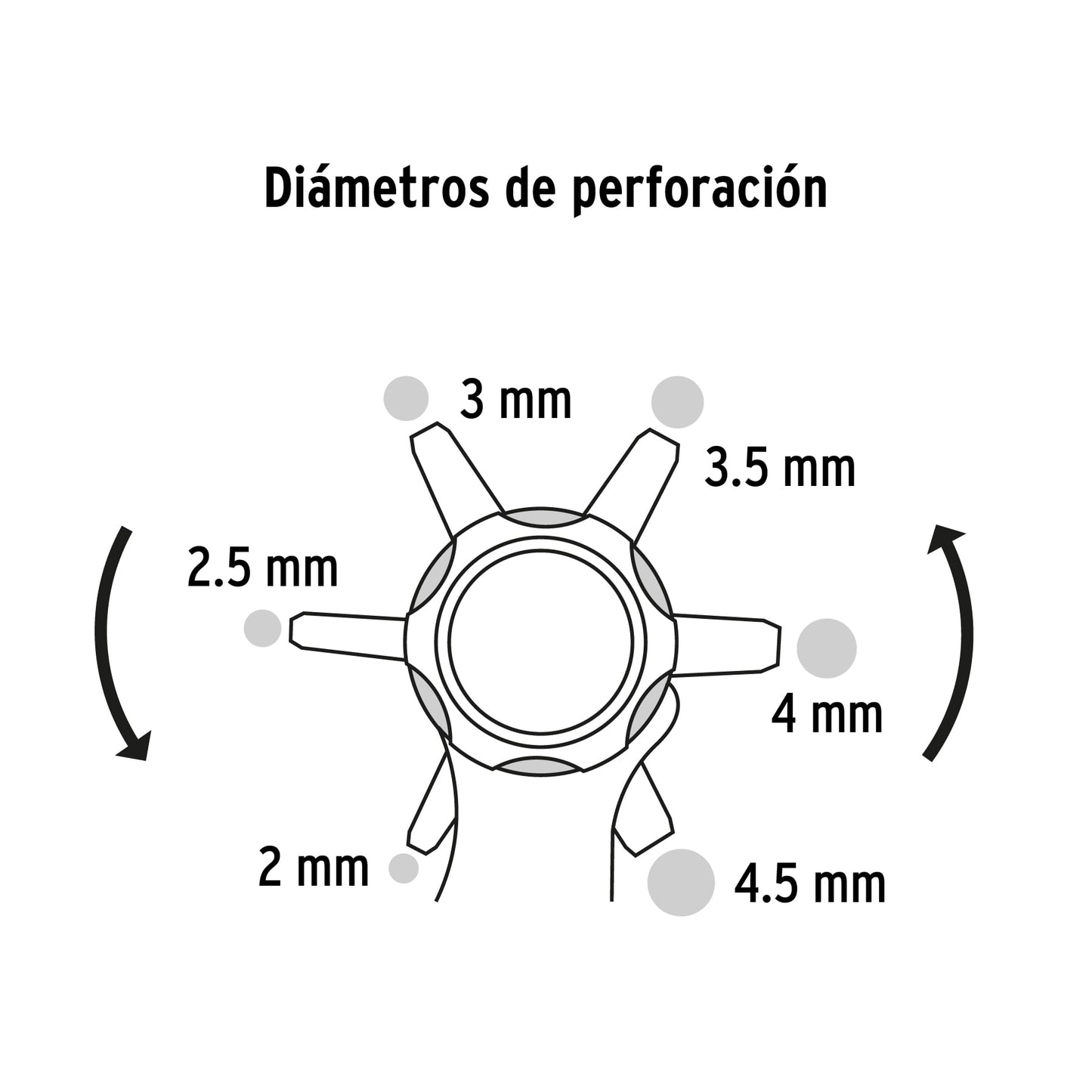 Pinza sacabocados 9', Pretul PSA-9P 28009 MM0