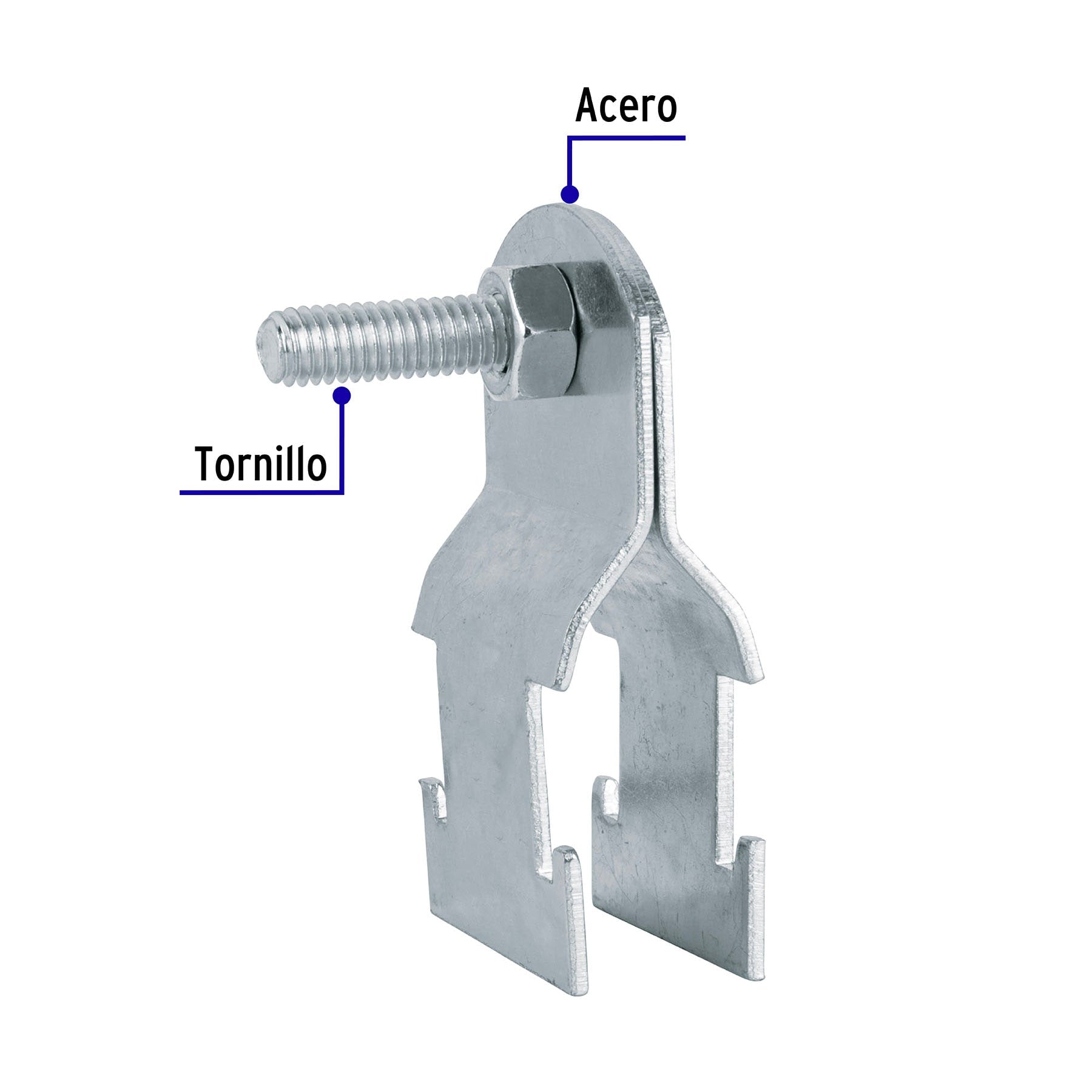 Abrazadera para unicanal 1/2 ', Volteck PU-1/2A 47488 MM1