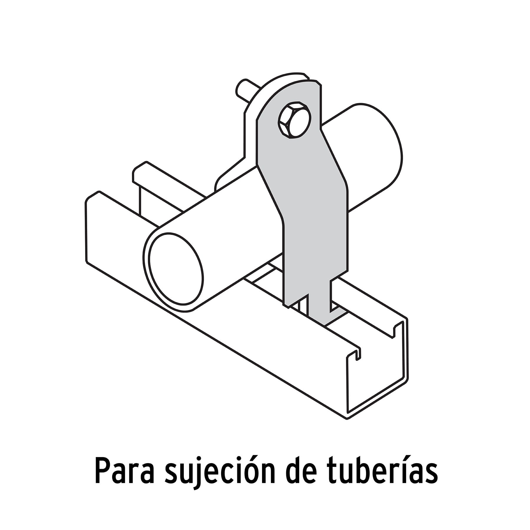 Abrazadera para unicanal 1/2 ', Volteck PU-1/2A 47488 MM1