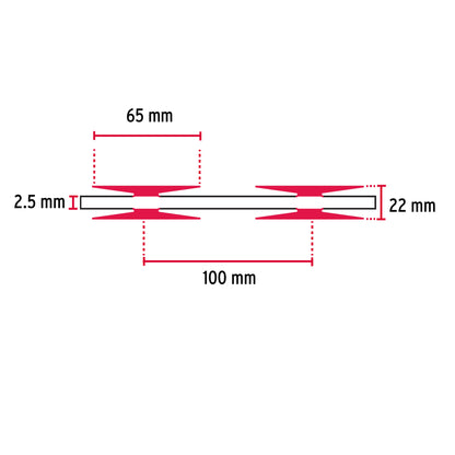 Rollo de púa concertina alta seguridad, 45 cm diámetro PUCO-A45 44920 MM1