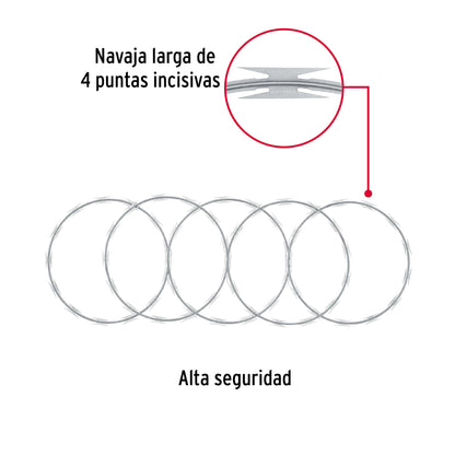 Rollo de púa concertina alta seguridad, 45 cm diámetro PUCO-A45 44920 MM1