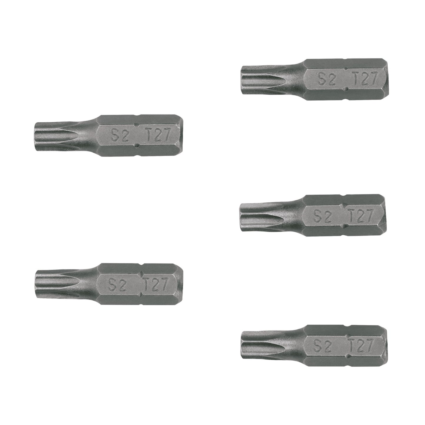 Estuche con 5 puntas torx T27 con seguro largo 1', Expert PUDE-6127 12328 MM00