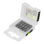 Estuche con 5 puntas torx T30 con seguro largo 1', Expert PUDE-6130 12346 MM00