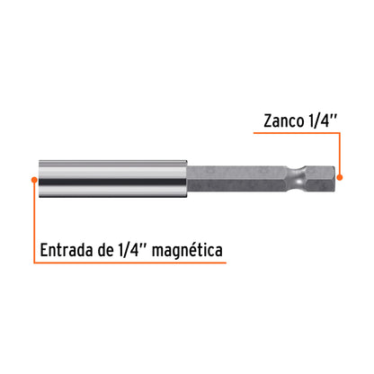 Estuche con 5 extensiones de 70 mm magnéticas, Expert PUDE-9070 11869 MM00