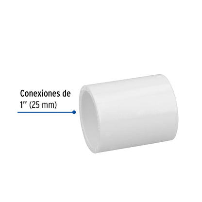 Cople de PVC cédula 40 de 1', Foset PVC-263 45419 MM00