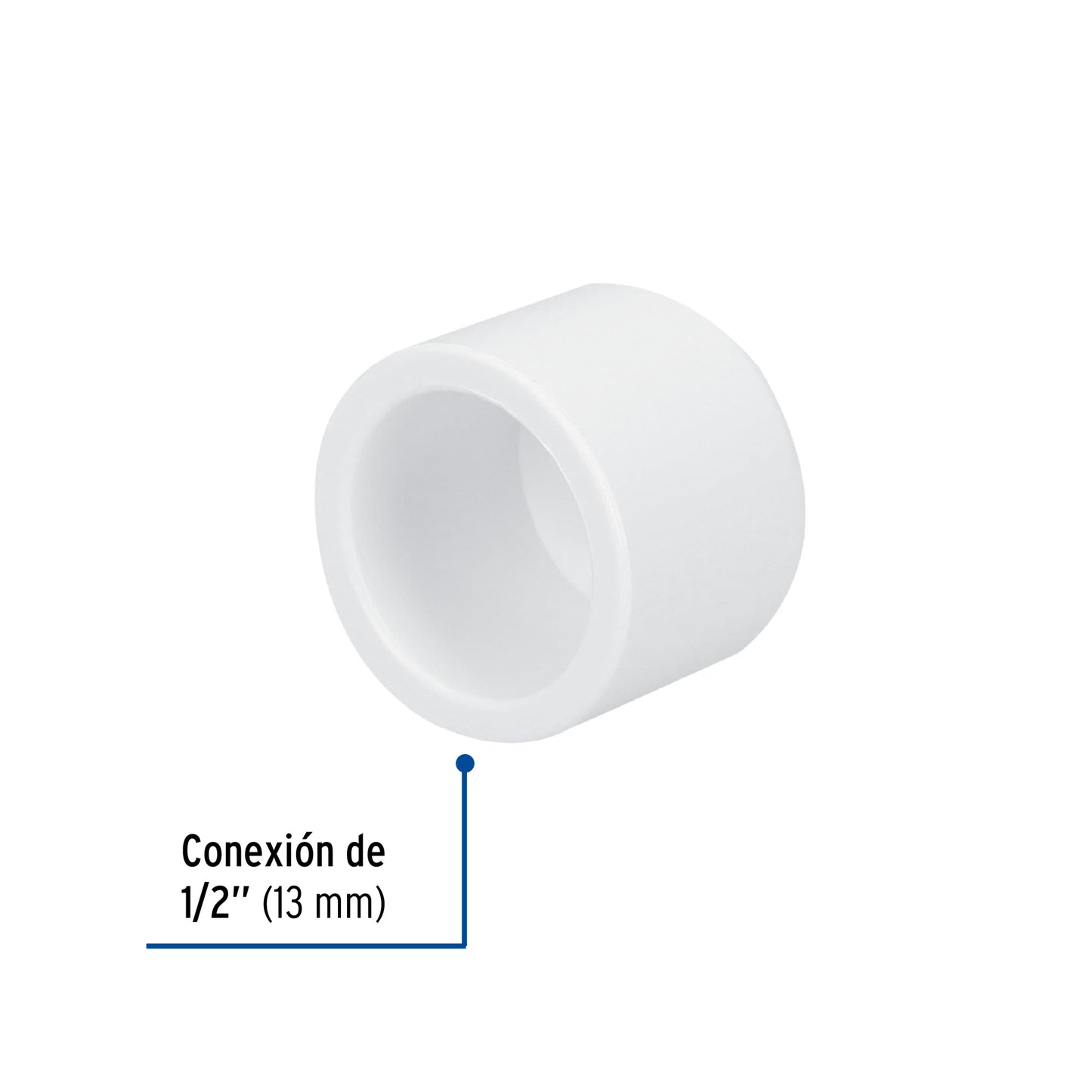 Tapón de PVC 1/2', Foset PVC-361 45423 MM00