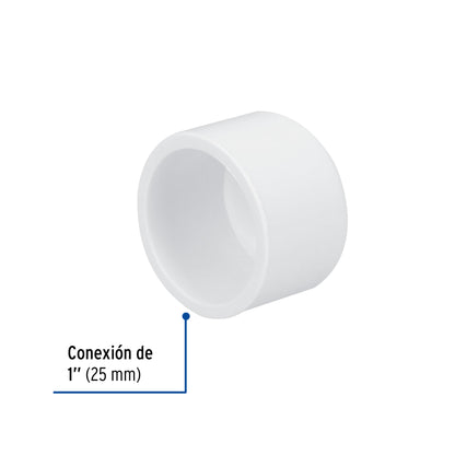 Tapón de PVC 1', Foset PVC-363 45425 MM00