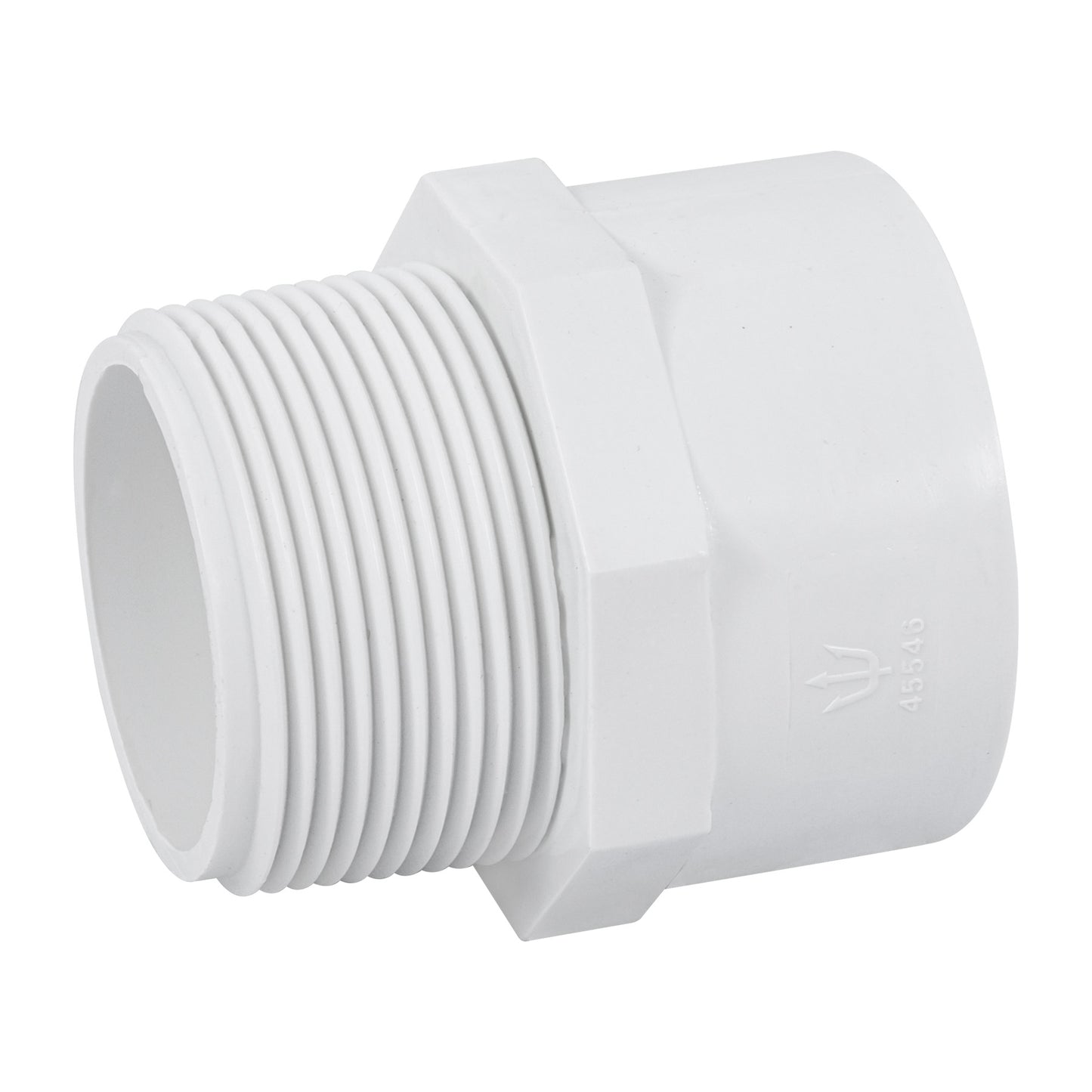 Adaptador macho de PVC de 1-1/2', Foset PVC-615 45546 MM00