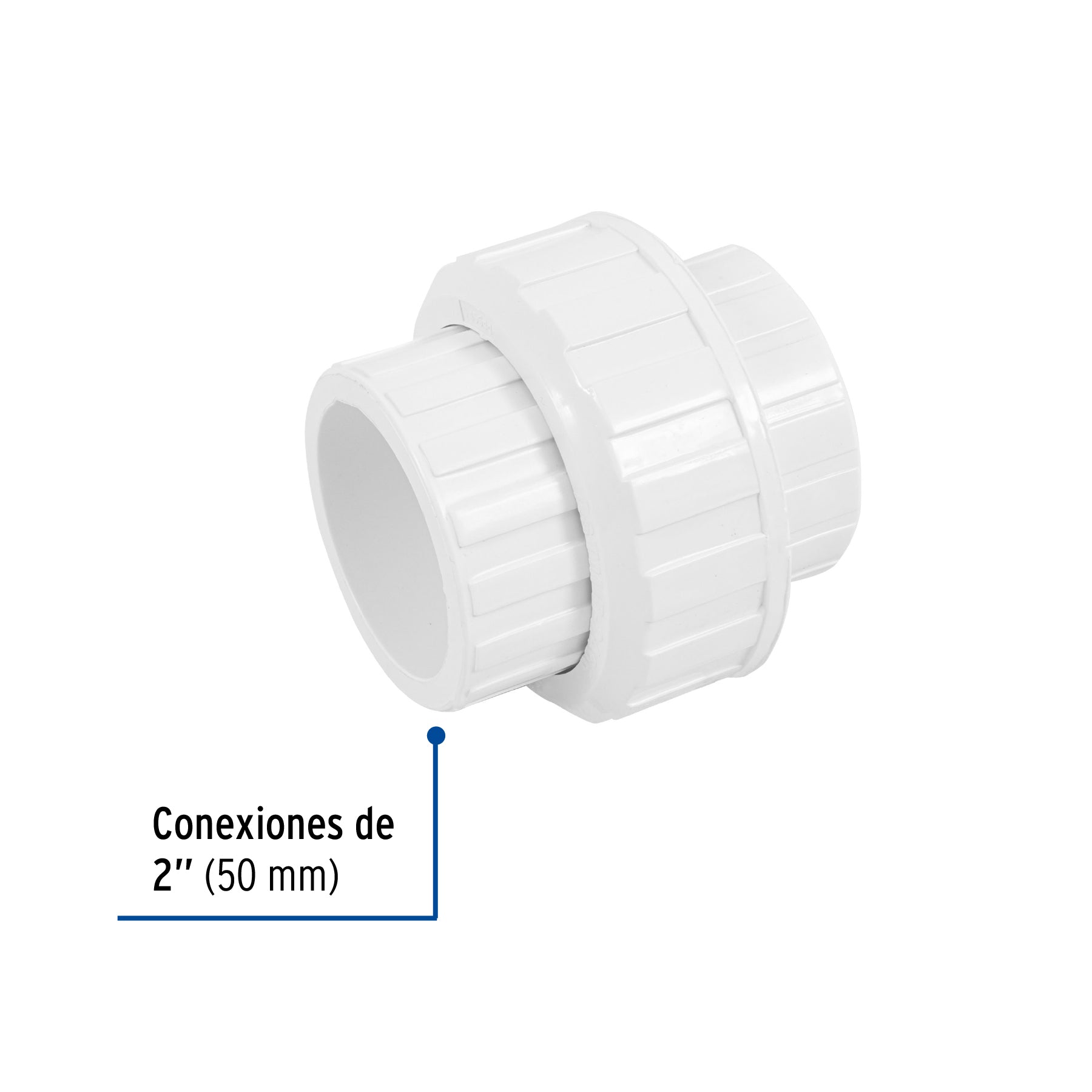 Tuerca unión lisa de PVC 2', Foset PVC-976 45544 MM00