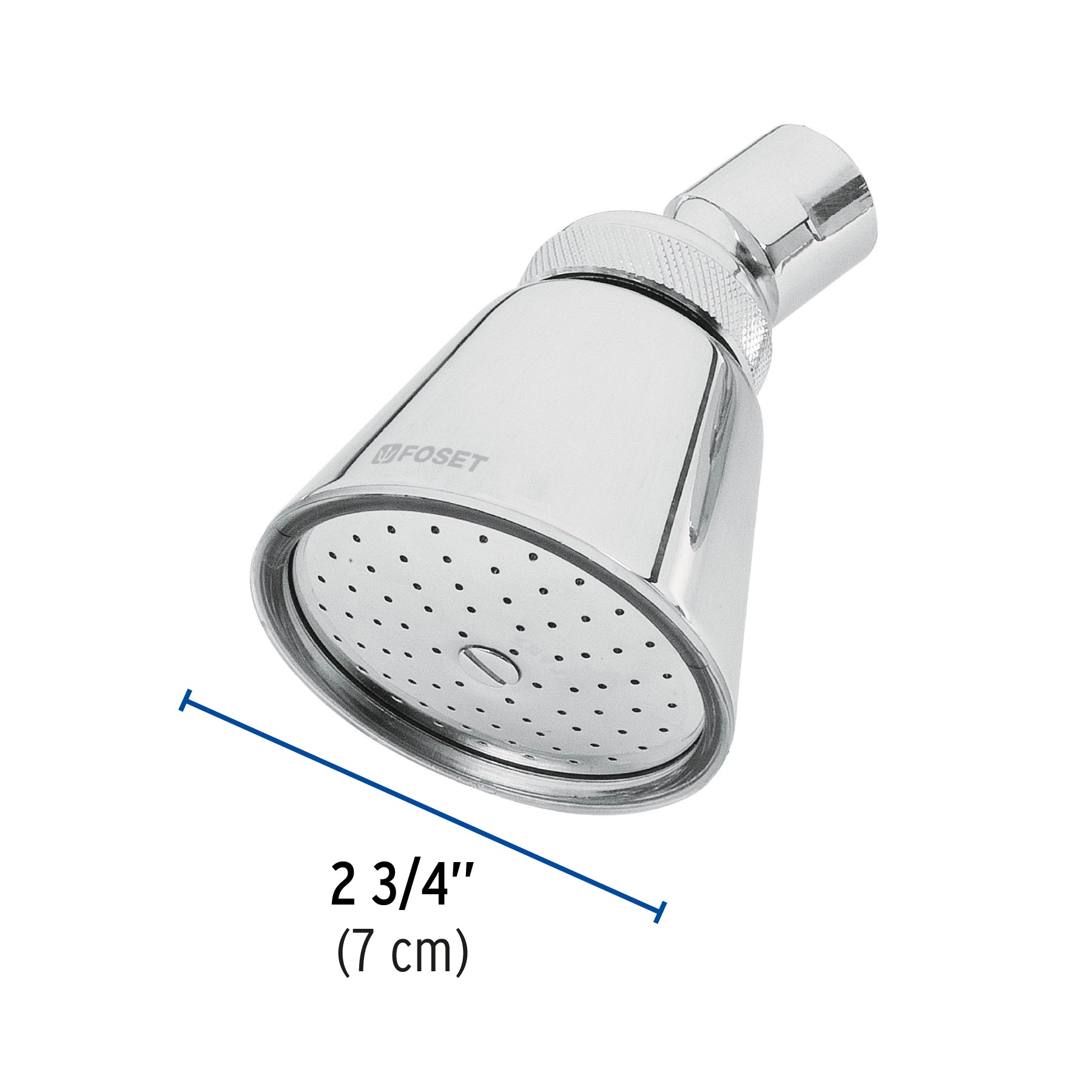 Regadera redonda 2-3/4' sin brazo, Foset Aero R-200S 49468 MM00