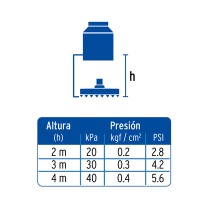 Regadera satín 6' plato redondo, sin brazo, Foset Element R-206SN 45582 MM00