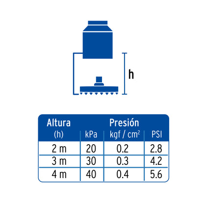 Regadera cuadrada ABS 4' acabado satín con brazo, Foset R-403N 46738 MM00