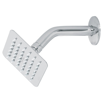 Regadera cuadrada 4', acero inox, con brazo, cromo, Túbig R-413 47734 MM00