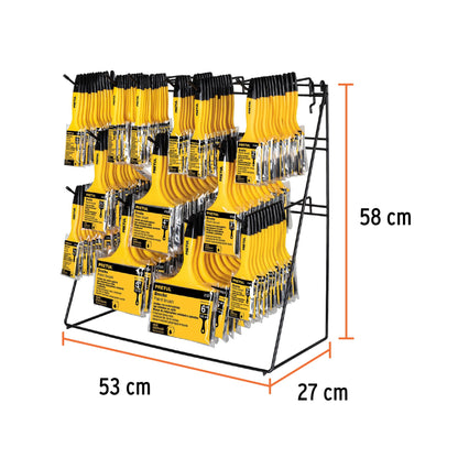 Exhibidor despachador con 156 brochas mango plástico Pretul R-BRO-P-C 50195 MM1