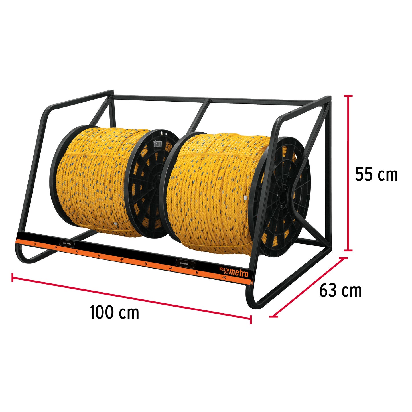 Rack modular para cuerda con carrete, Fiero R-CUE 51577 MM3