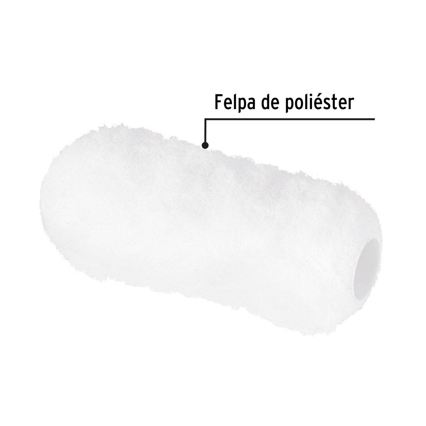 Felpa para rodillo, 9x1-1/4,superficies extra rugosas,Pretul R-ROPI-930P 28045 MM0