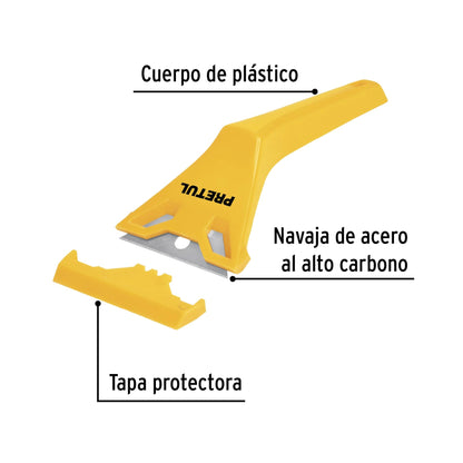 Raspador plástico con navaja de 2-3/8', Pretul RASP-P 24055 MM00