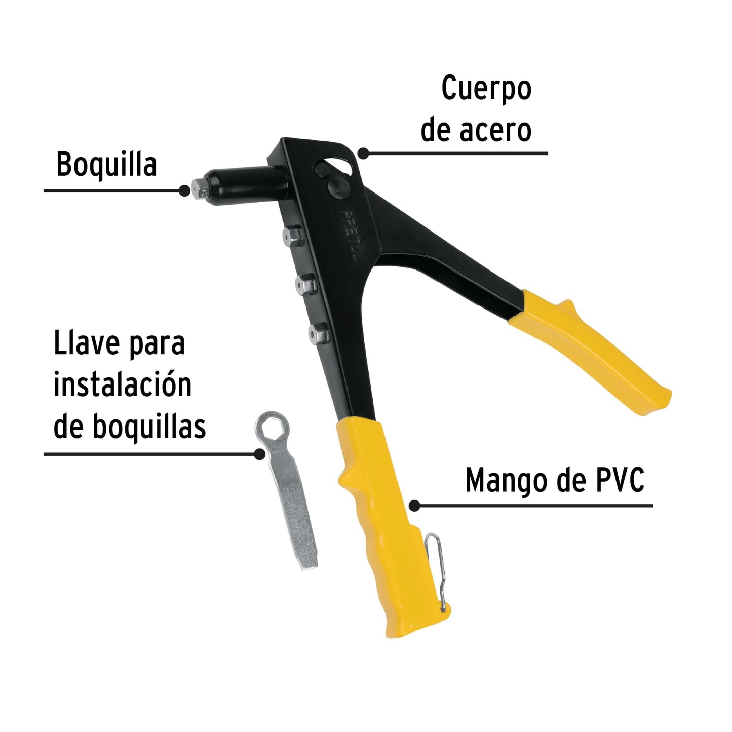 Remachadora 10', a granel, Pretul RE-10PG 22852 MM1