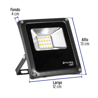 Reflector delgado de LED 10 W luz cálida, Volteck REF-300LC 48331 MM0