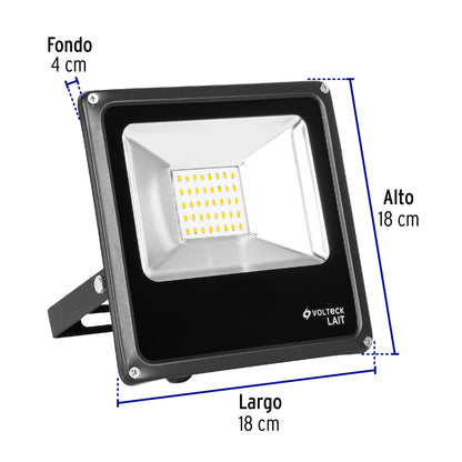 Reflector delgado de LED 20 W luz cálida, Volteck REF-301LC 48332 MM0