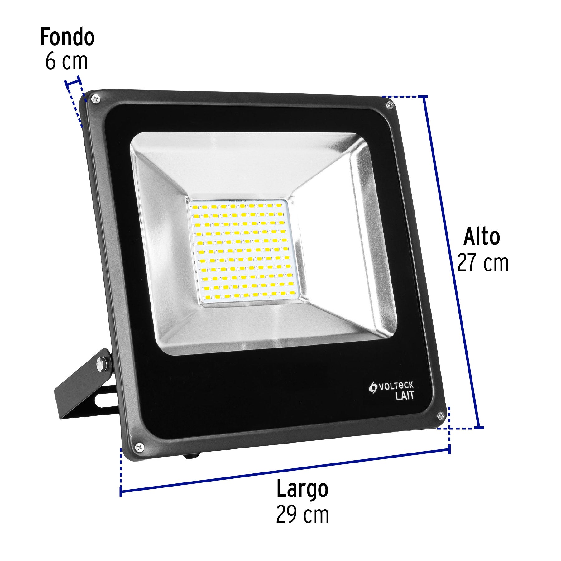 Reflector delgado de LED 50 W luz cálida, Volteck REF-303LC 48334 MM0