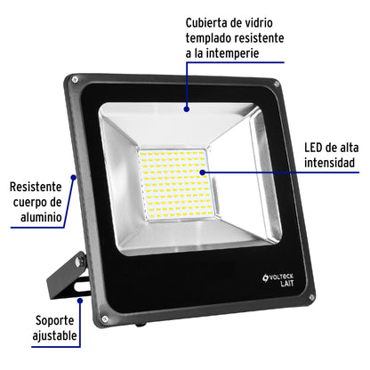 Reflector delgado de LED 50 W luz cálida, Volteck REF-303LC 48334 MM0