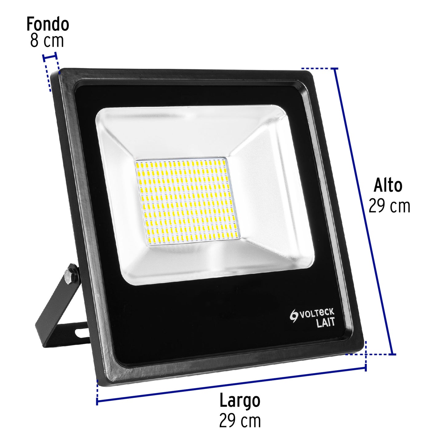 Reflector delgado de LED 100 W luz cálida, Volteck REF-304LC 48335 MM0