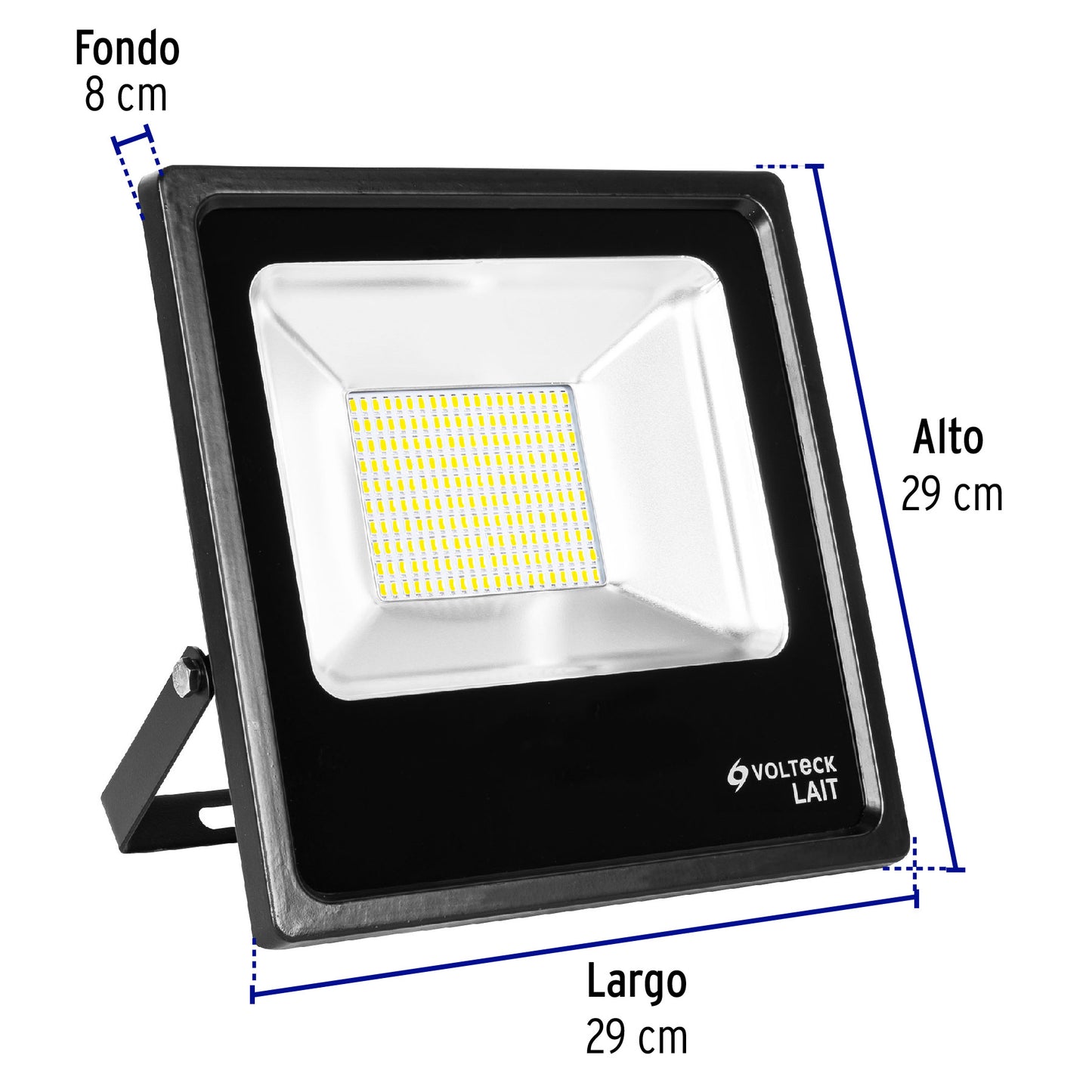 Reflector delgado de LED 100 W luz de día, Volteck REF-304L 49895 MM0