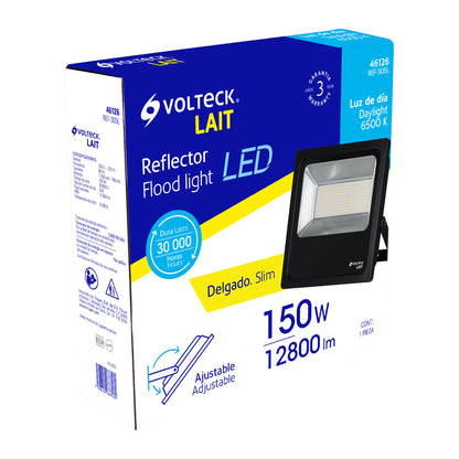 Reflector delgado de LED 150 W luz de día, Volteck REF-305L 46126 MM0