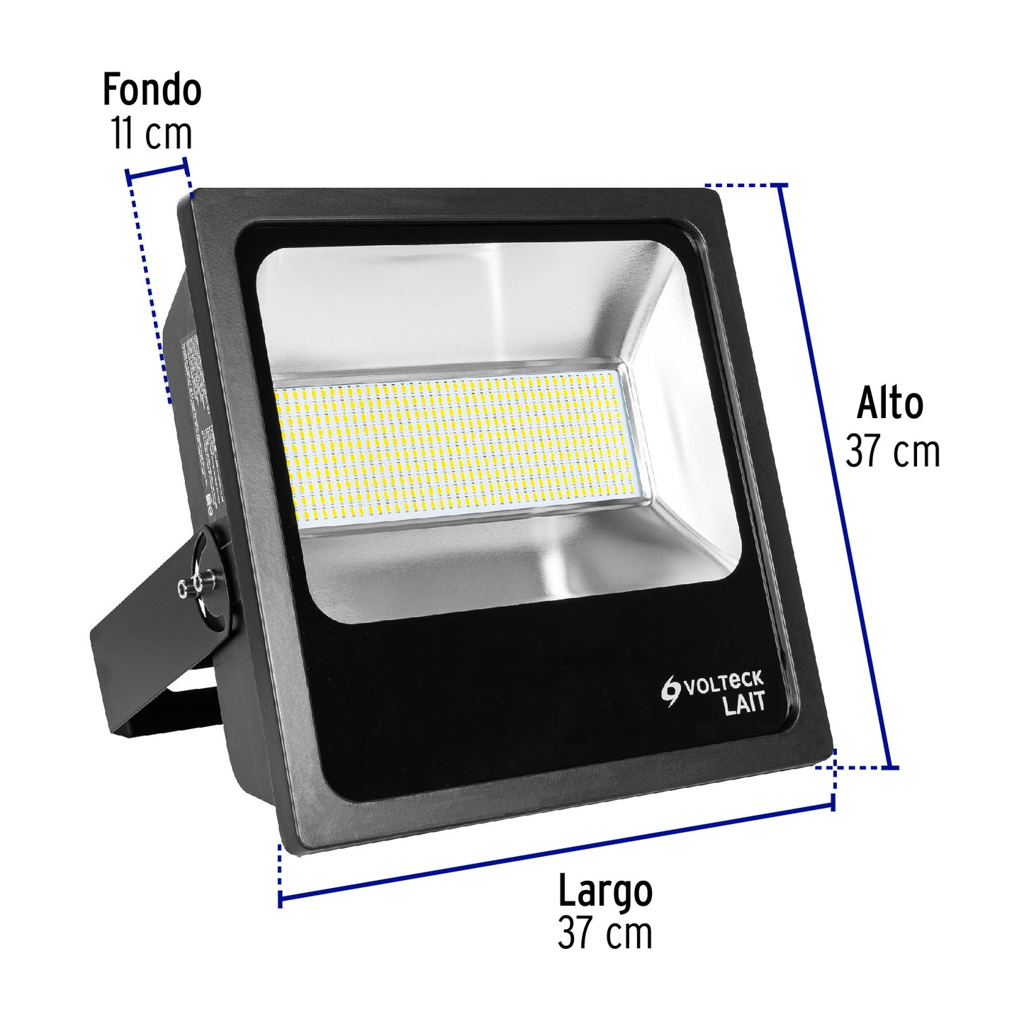 Reflector delgado de LED 200 W luz cálida, Volteck REF-306LC 48337 MM0