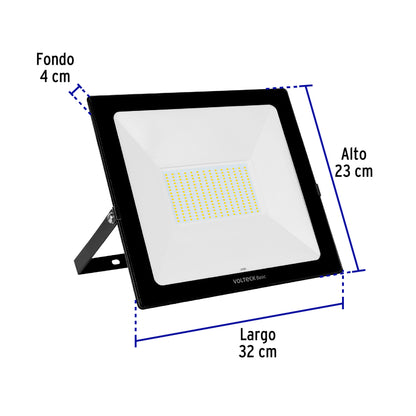 Reflector ultra delgado LED 150 W luz de día, Volteck Basic REF-405L 28017 MM0