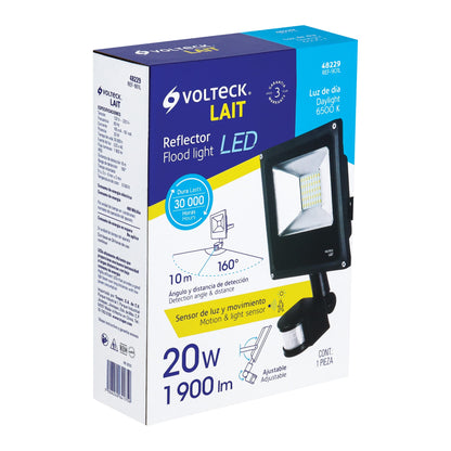 Reflector LED 20 W alta intensidad con sensor de movimiento REF-901L 48229 MM0