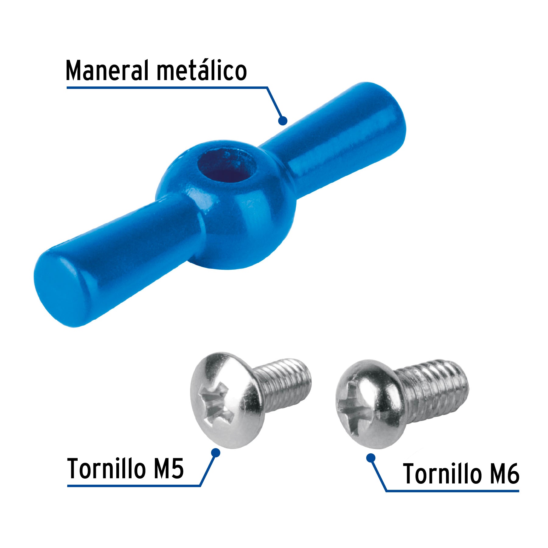 Repuesto de maneral para llaves de jardín, Foset REF-LLJ-01 48537 MM00