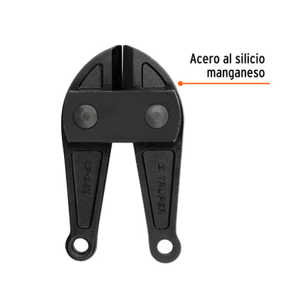 Cuchillas de repuesto para cortapernos 24', Truper REP-CP-24X 12839 MM00