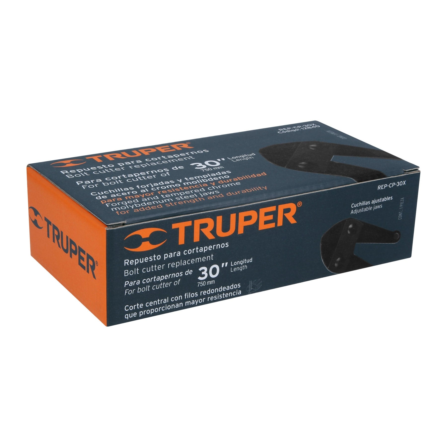 Cuchillas de repuesto para cortapernos 30', Truper REP-CP-30X 12840 MM00