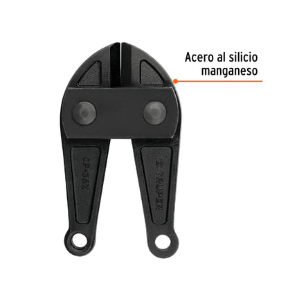 Cuchillas de repuesto para cortapernos 36', Truper REP-CP-36X 12841 MM00