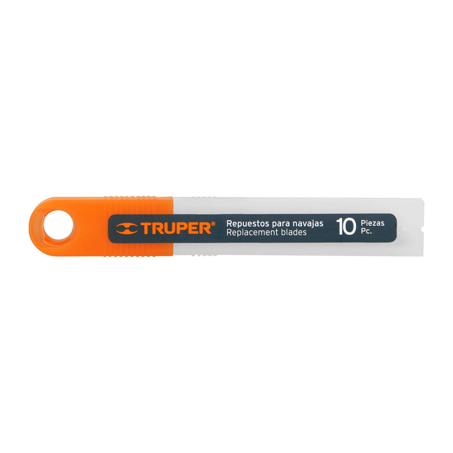 Estuche con 10 cuchillas SK4 de 9 mm para cutter, Truper REP-CUT-5 16962 MM00