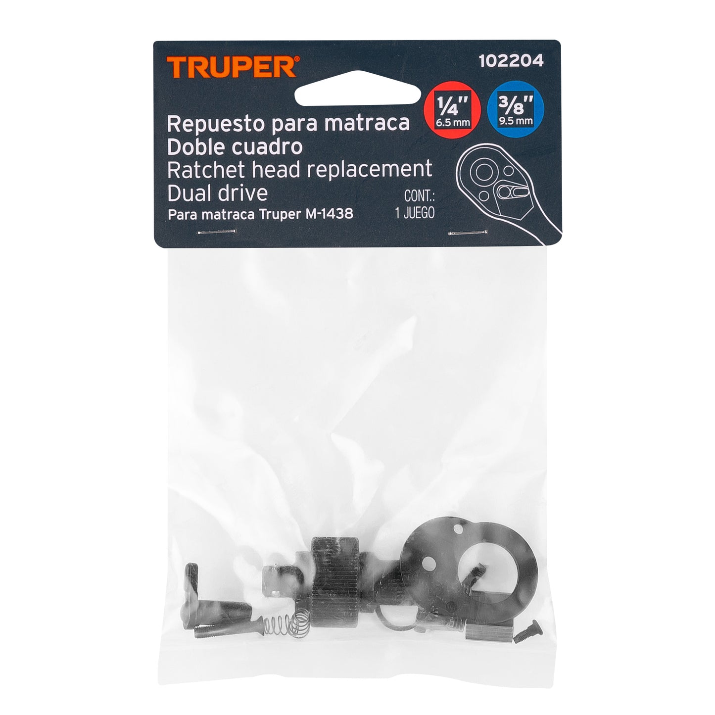 Kit de refacciones para M-1438B, Truper REP-M1438B 102204 MM00