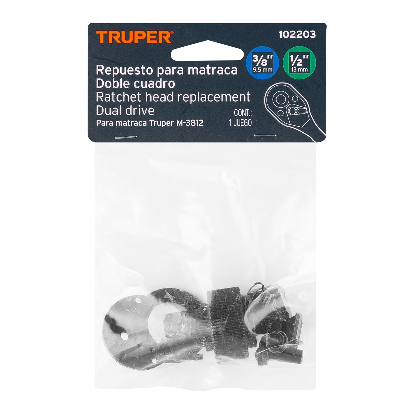 Kit de refacciones para M-3812B, Truper REP-M3812B 102203 MM00