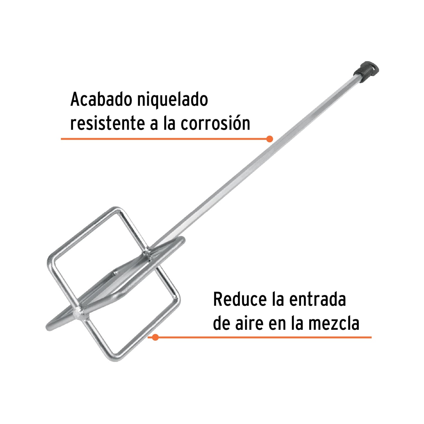 Revolvedor para mortero, 120 mm diámetro, Truper REV-12M 11975 MM00