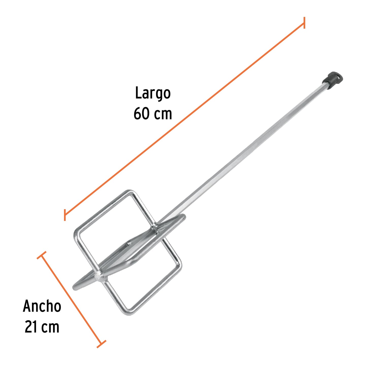 Revolvedor para mortero, 120 mm diámetro, Truper REV-12M 11975 MM00