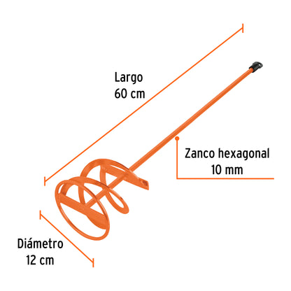 Revolvedor de pintura, 120 mm diámetro, Truper REV-12 102461 MM00