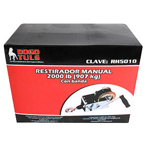 RESTIRADOR MANUAL DE BANDA 2000LB