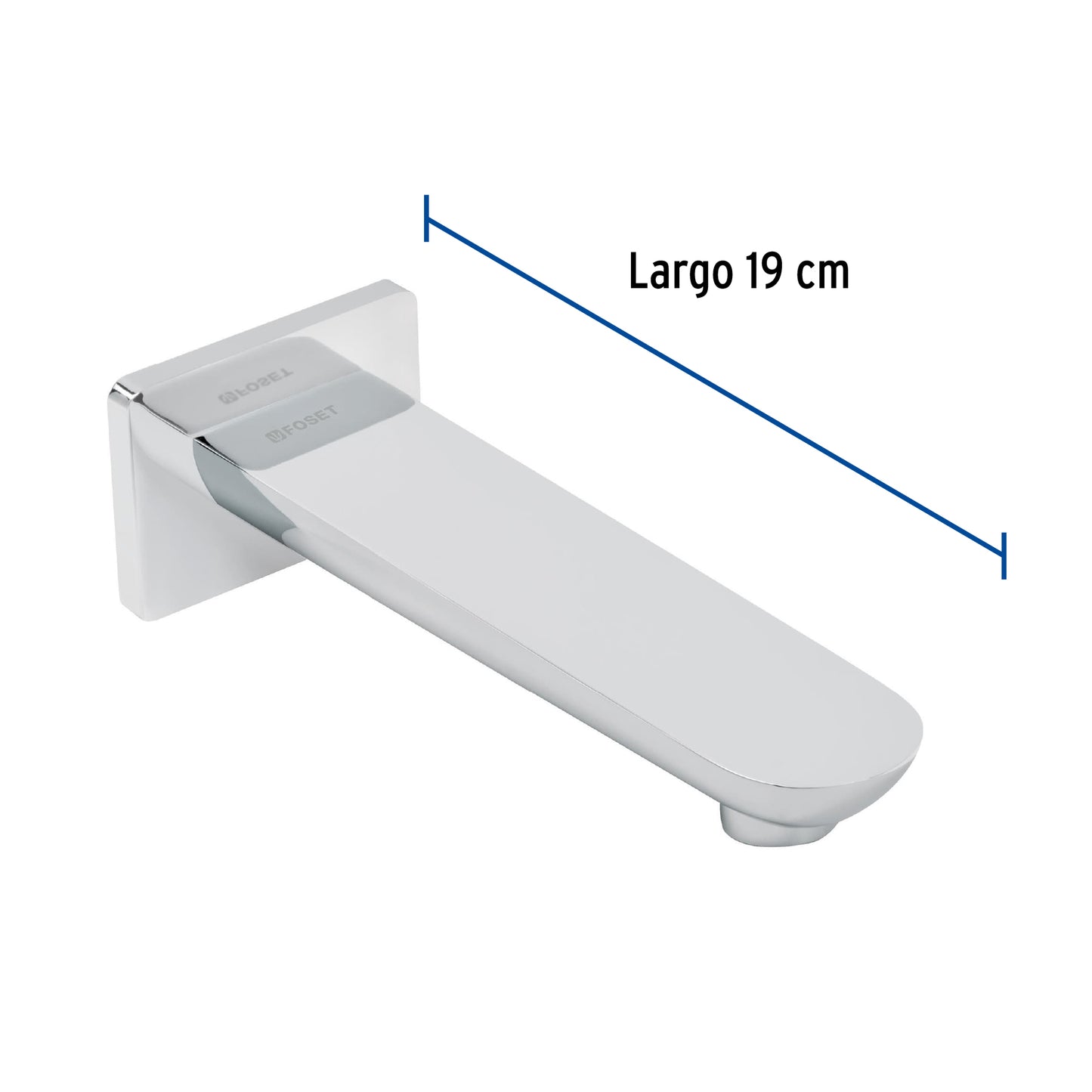 Salida de tina cromo sin desviador, Foset RIM-51 45197 MM00