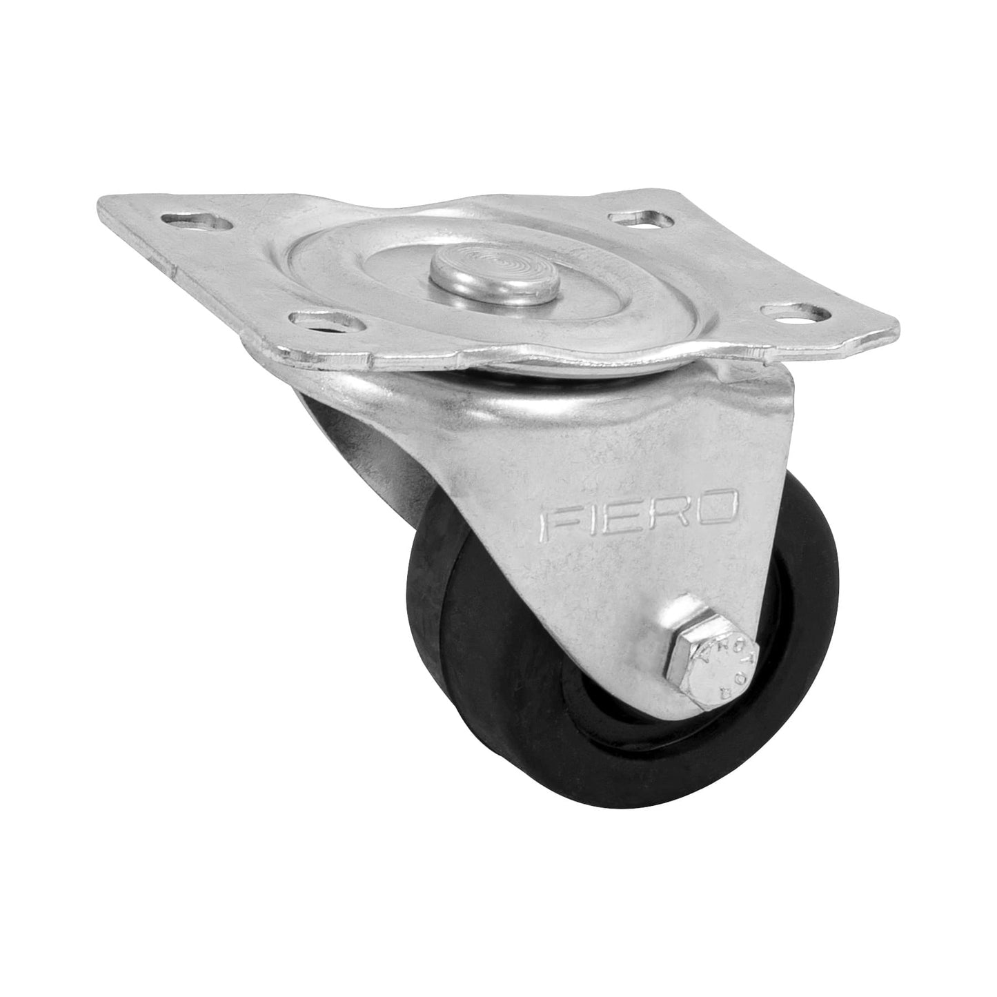 Rodaja hule 2-1/2', placa giratoria con buje, carga 60 kg RO-1211 48607 MM1