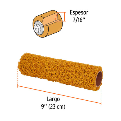 Rodillo para pintar 9' x 7/16' de PVC, acabados texturizados ROPI-911T 13895 MM00