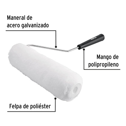 Rodillo para pintar,9 x 5/8',superficies poco rugosas,Pretul ROPI-915P 28034 MM0