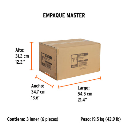 Rotomartillo 1/2' 800 W, industrial, Truper ROTO-1/2N8 15683 MM1